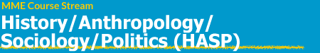 History/Anthropology/Sociology/Politics